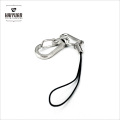 Especiales Pms Red 485c Lanyard V-Cut con cadena de teléfono